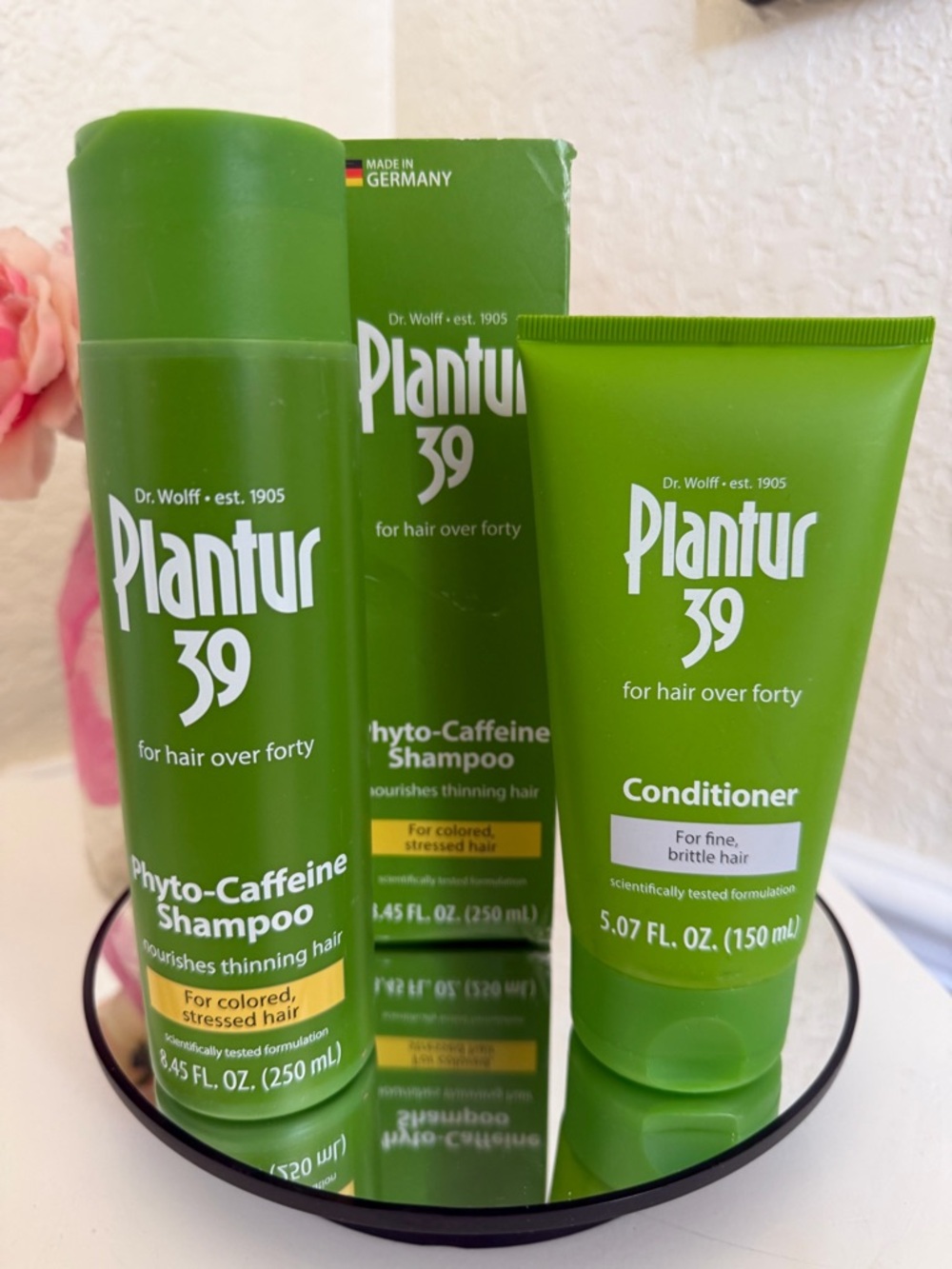 Plantur 39 Bundle Hair Care Phyto-Caffeine Shampoo & Conditioner Over 40 - Picture 2 of 11